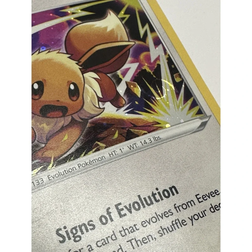 Pokémon Card Eevee SWSH118 HD SWIRL 🌀 MEW FART SWIRL Moderately played see pics